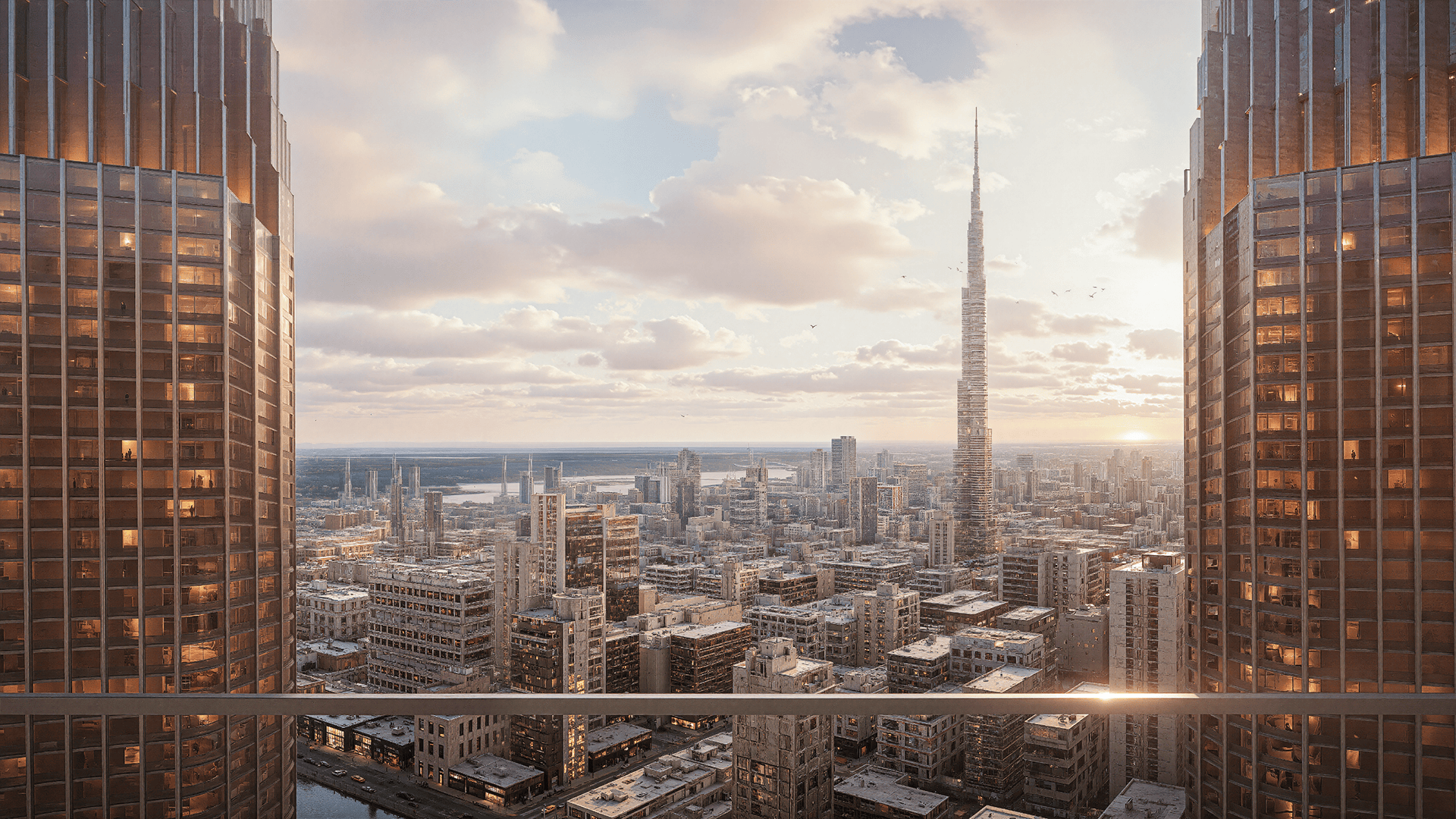 Sky-High Studio Apartment with Burj Khalifa Views