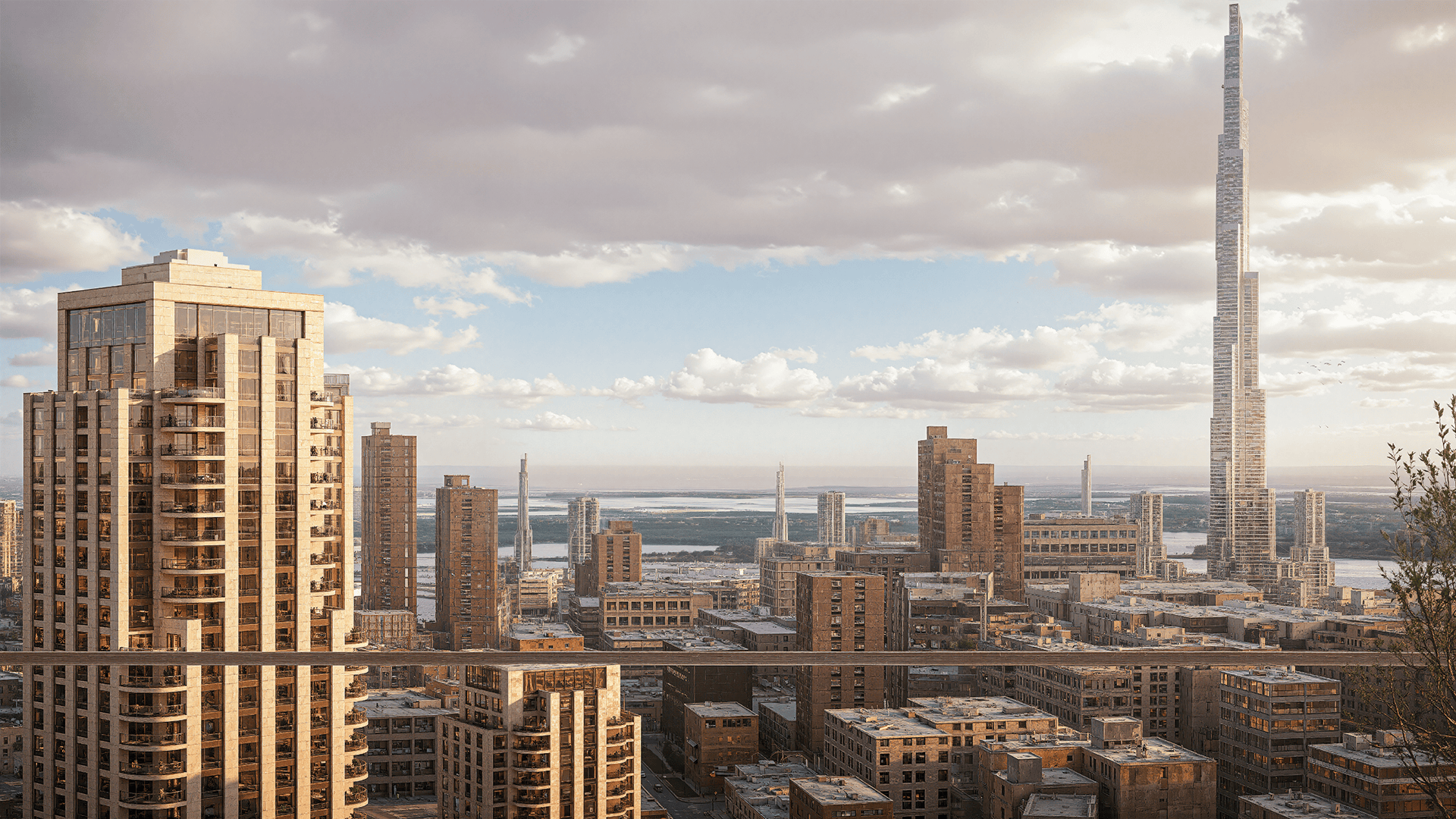 Studio Residence with Burj Khalifa Outlook